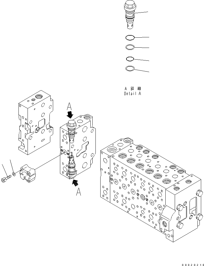 Клапан в сборе 726-46-42100 KOMATSU