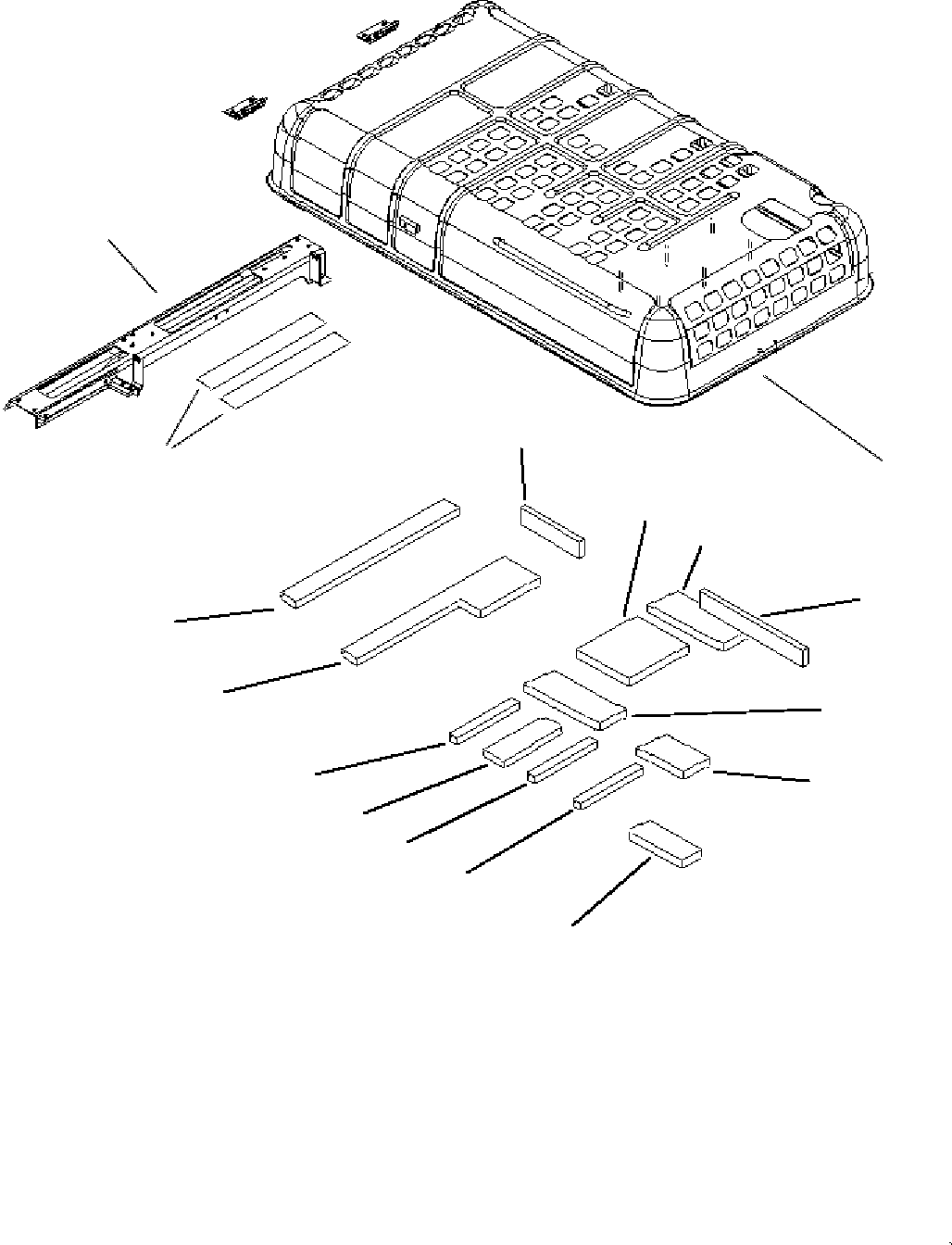 Лист 208-54-K1610 KOMATSU