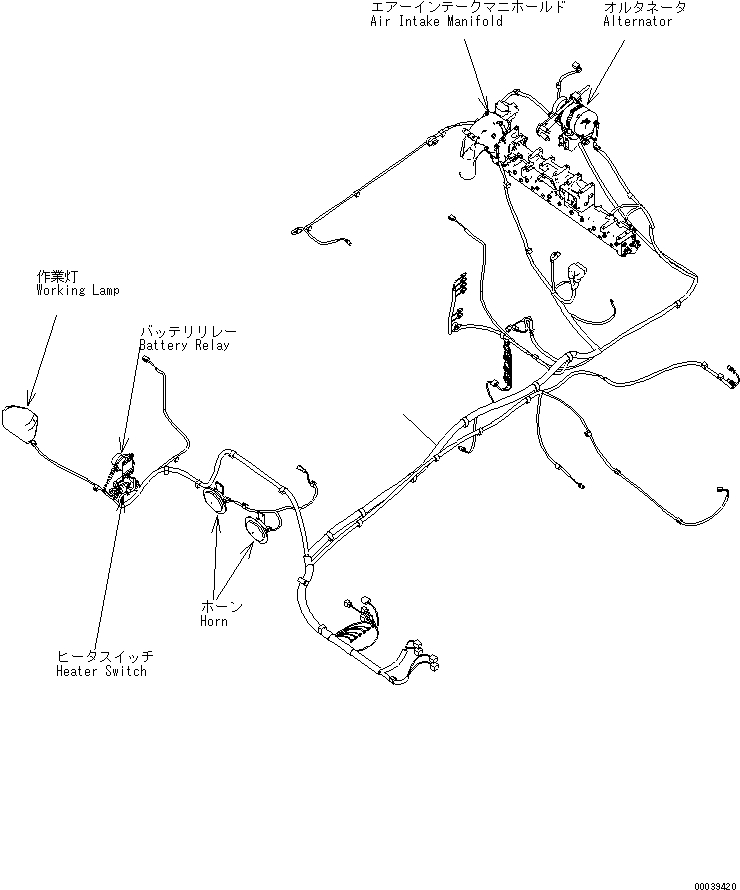 Жгут проводов 208-06-KA181 KOMATSU