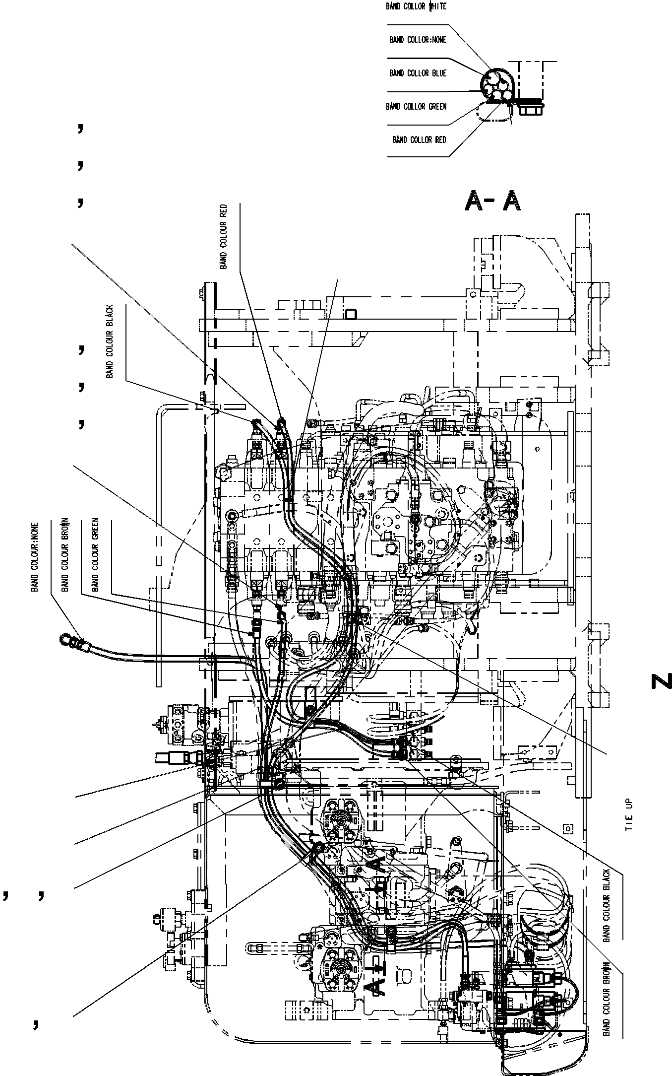 Шланг в сборе 208-62-KB810 KOMATSU