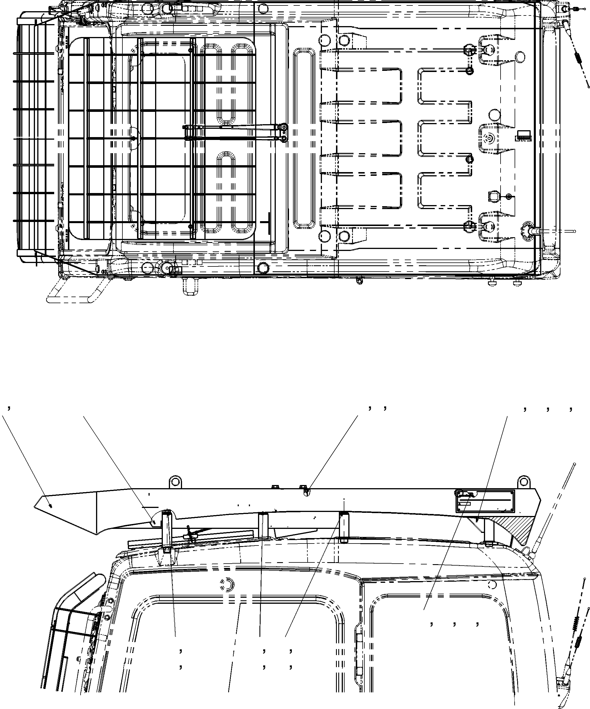 GUARD TOP 208-954-KA11 KOMATSU