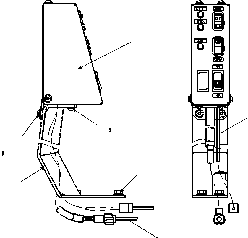 Жгут проводов 207-06-KA182 KOMATSU