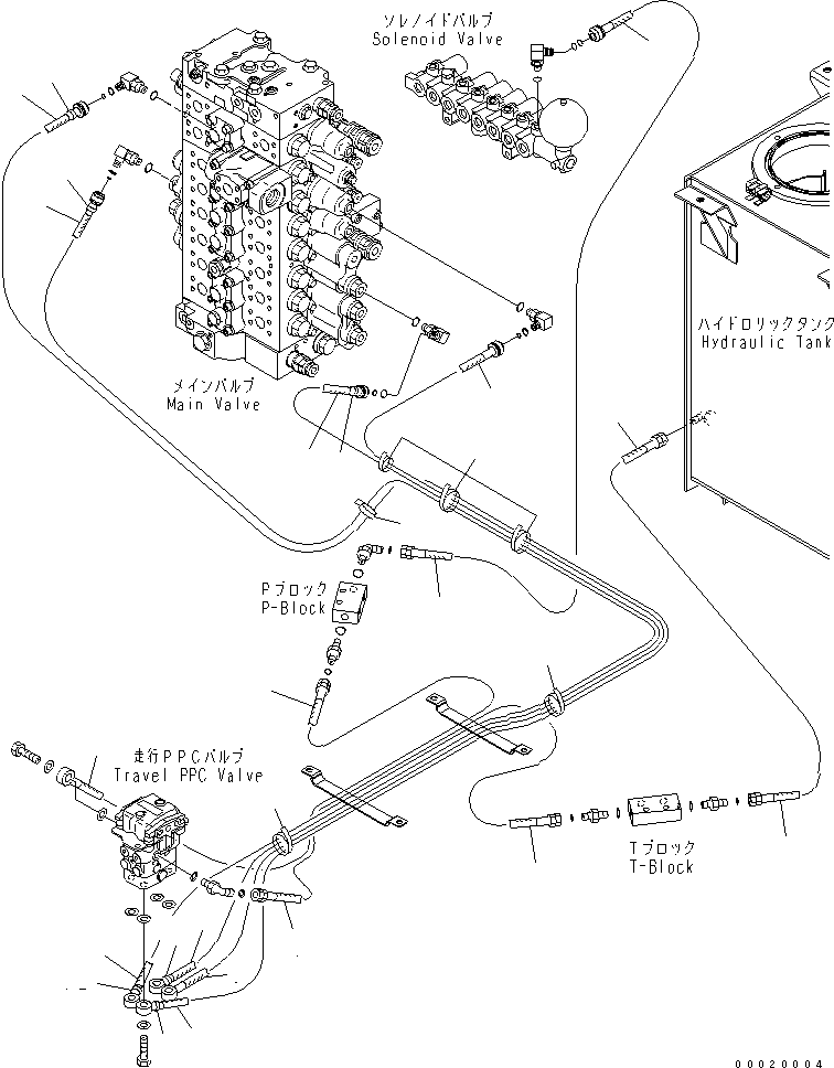 Шланг 208-62-KB210 KOMATSU