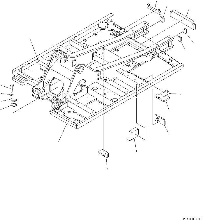 FRAME,REVOLVING 208-46-K2731 KOMATSU
