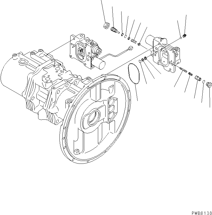Уплотнительное кольцо круглого сечения (\7\708-2L-24910) KOMATSU
