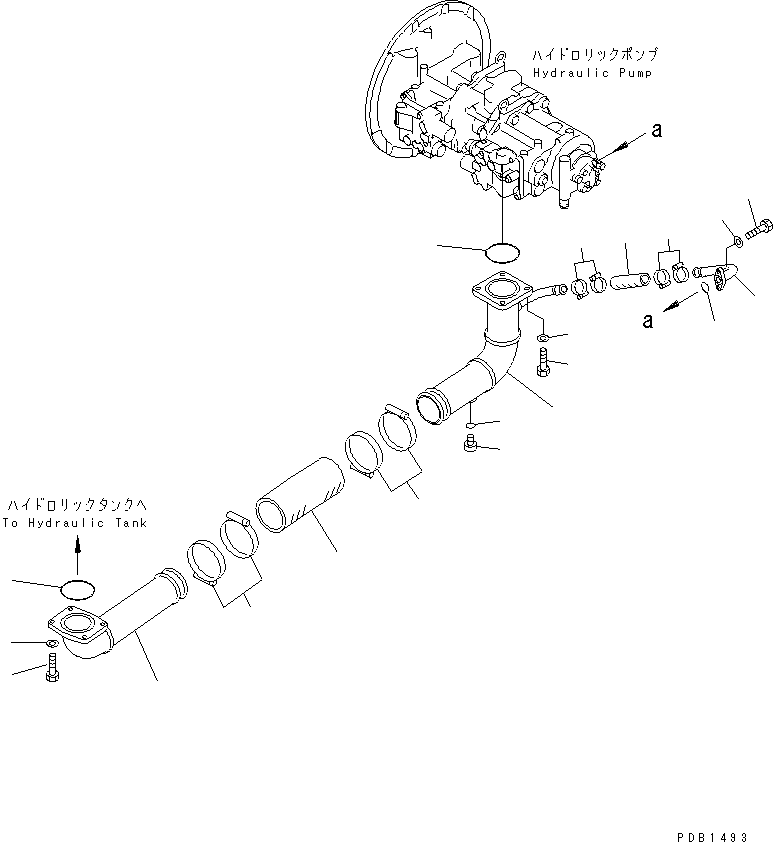 Трубка 208-62-61111 KOMATSU