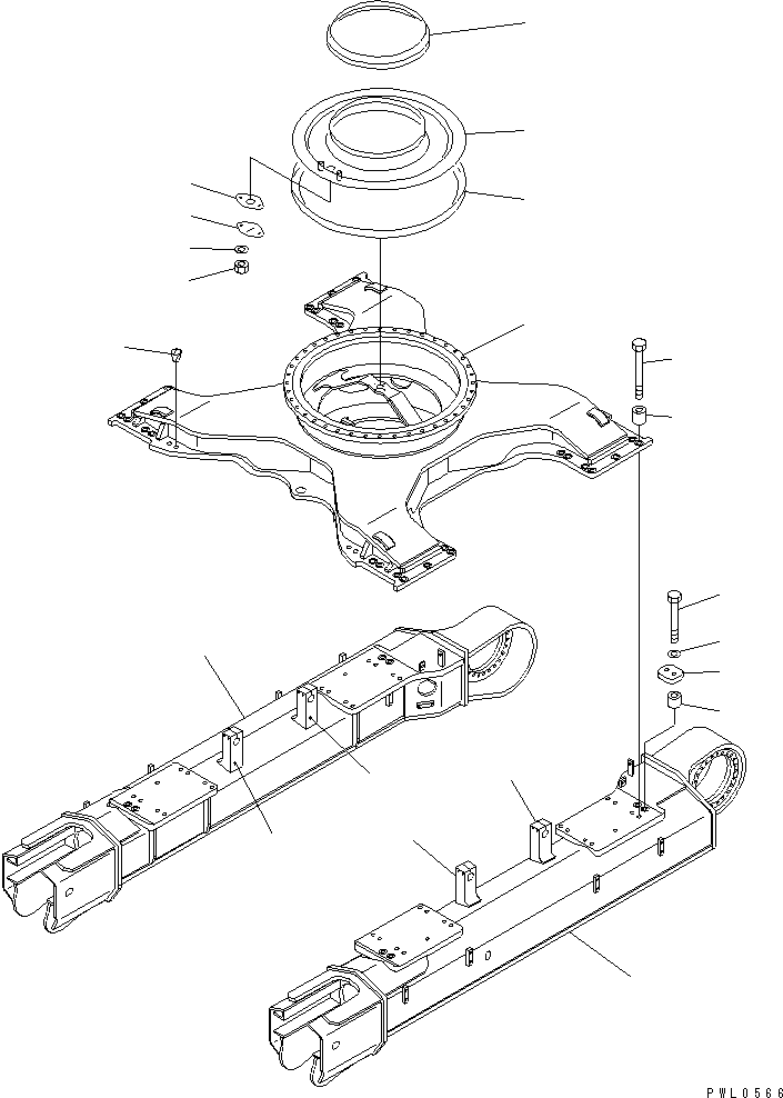 FRAME,CENTER 208-30-65251 KOMATSU