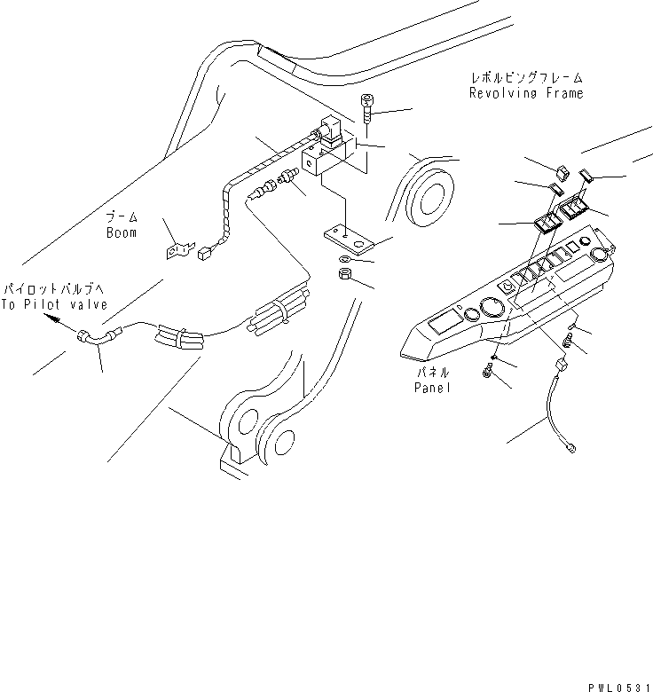 Выключатель 20Y-06-K3340 KOMATSU