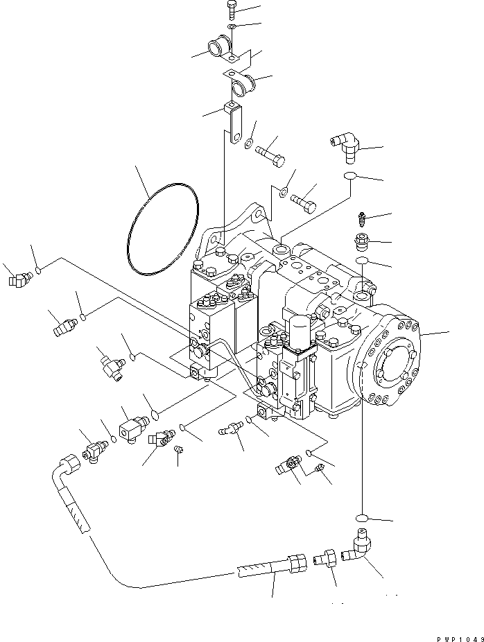 Ниппель 12F-62-33241 KOMATSU