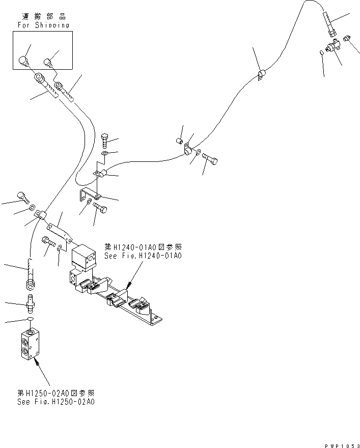 Шланг 07103-50328 KOMATSU