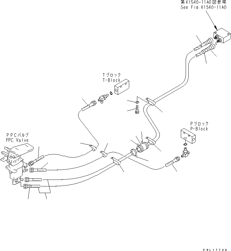 Шланг 07184-003A7 KOMATSU