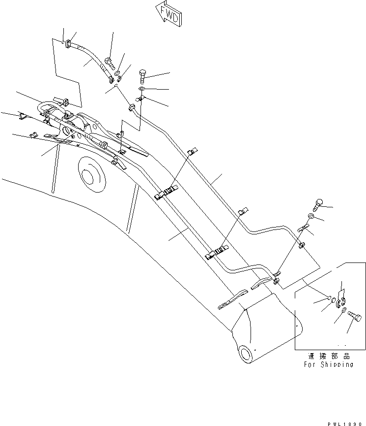 Шланг 07074-01211 KOMATSU