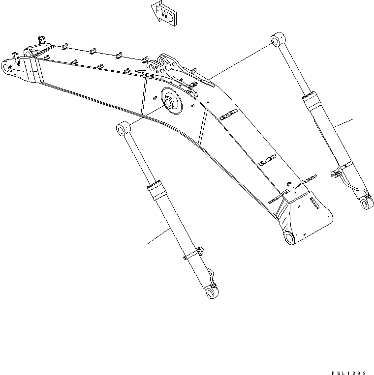 CYLINDER GROUP,R.H. (SEE FIG.Y1620-01A0) (\8\21M-63-X2111) KOMATSU