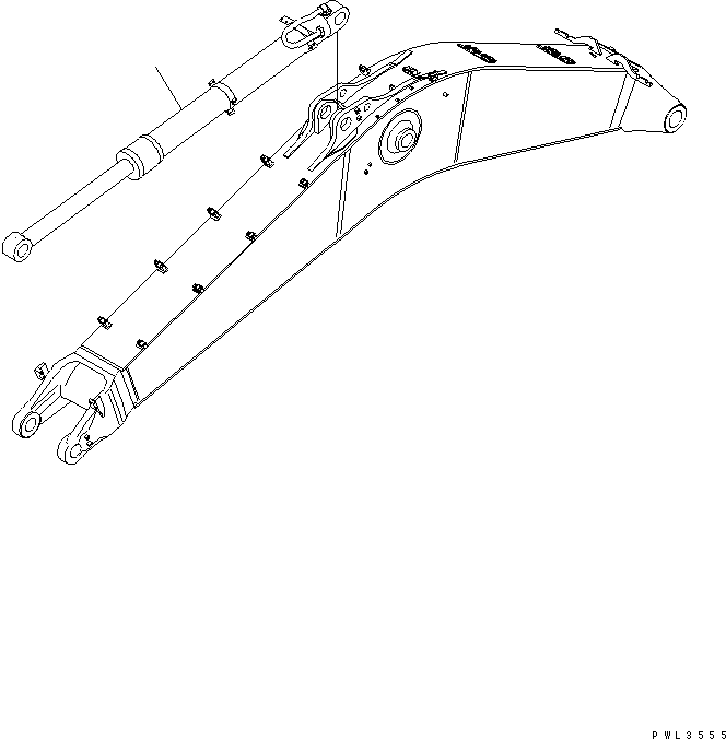 ARM CYLINDER GROUP (\8\21M-63-X2150) KOMATSU
