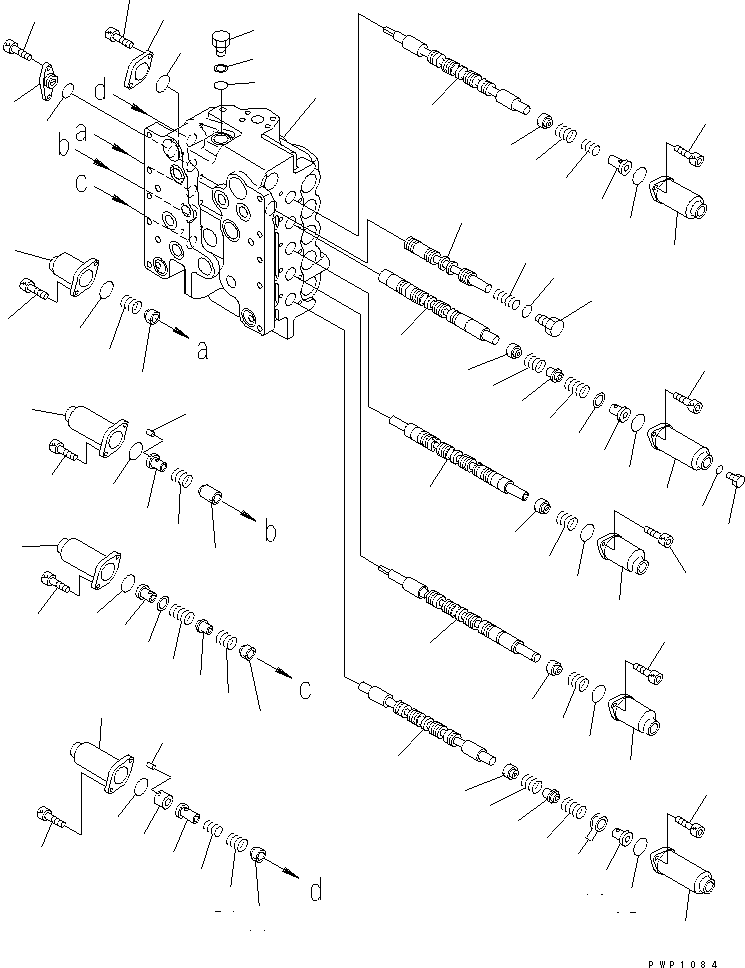 Группа корпуса 709-95-92391 KOMATSU