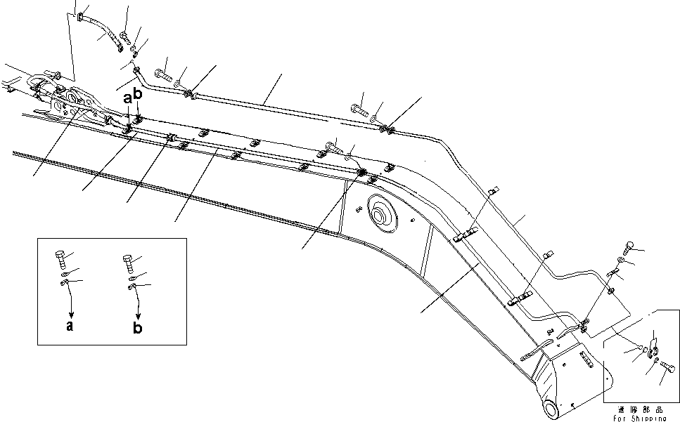 Шланг 07074-01212 KOMATSU