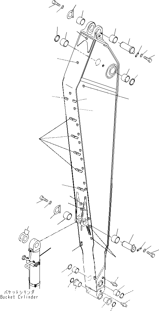 FITTING (PART OF ARM ASSY) 070200-09000 KOMATSU