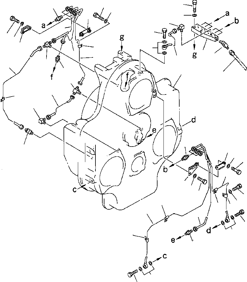 Трубка 209-38-51412 KOMATSU