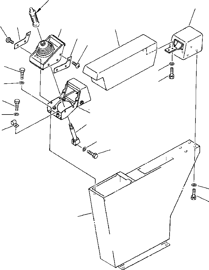 BOX,L.H. 21N-43-11250 KOMATSU