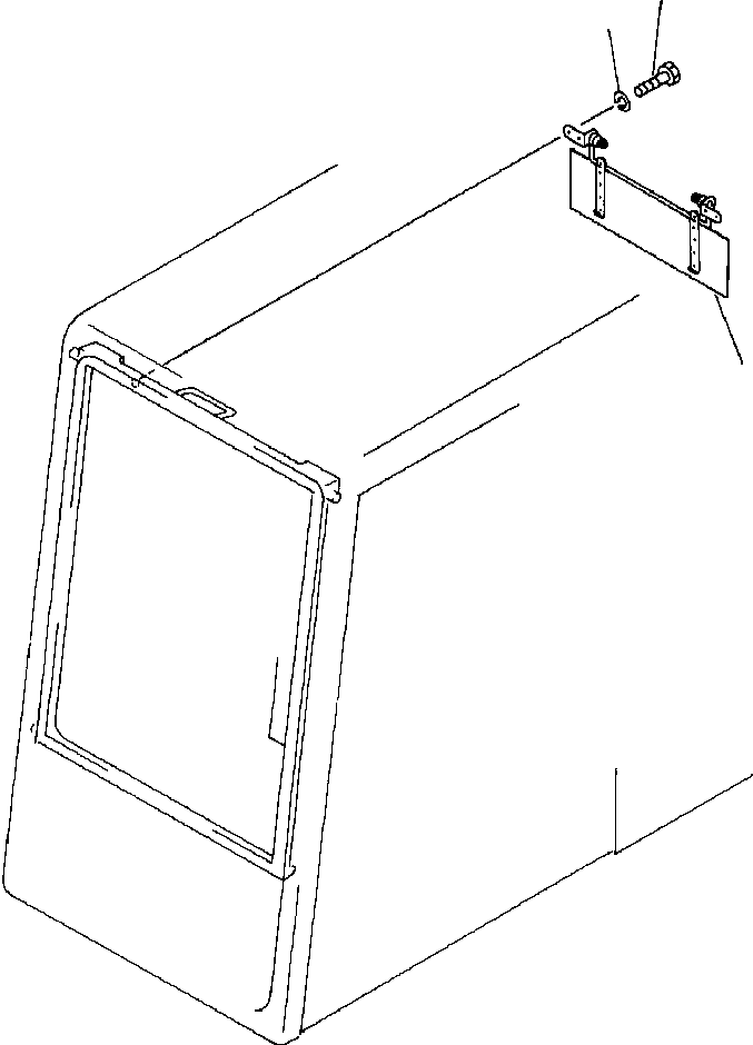 SUN VISOR ASS'Y 195-911-5752 KOMATSU