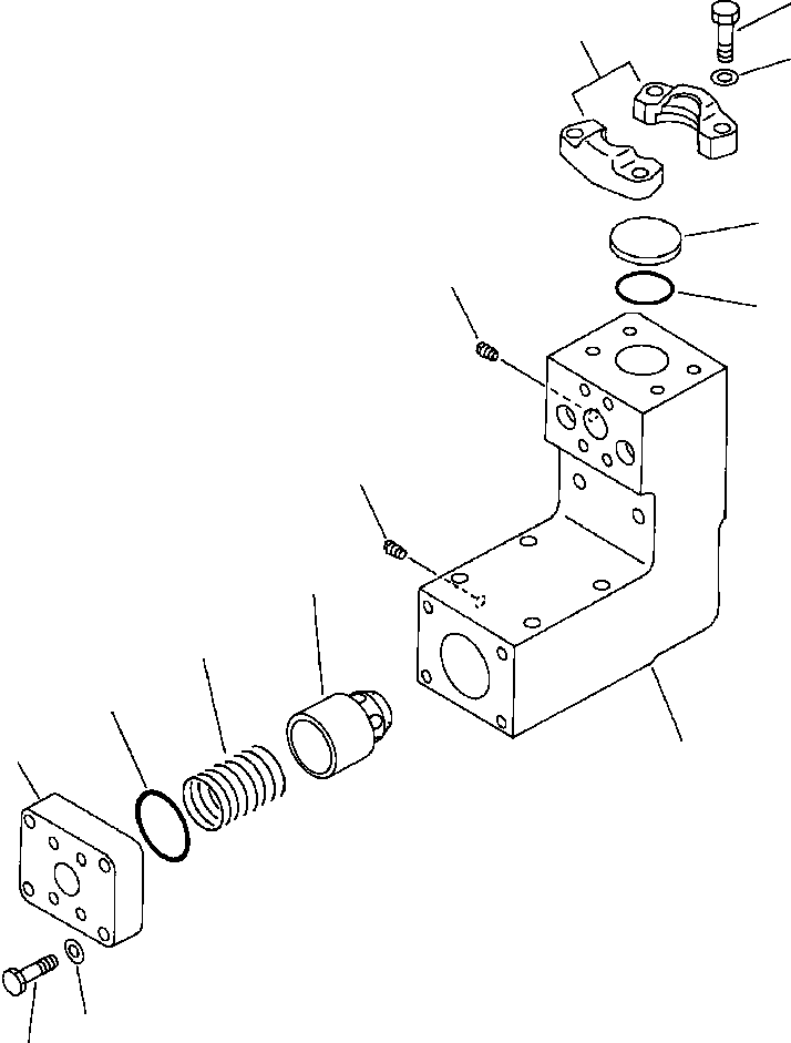 Клапан в сборе 209-60-52301 KOMATSU