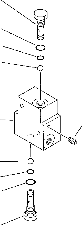 SHUTTLE VALVE ASS'Y 21T-60-72600 KOMATSU