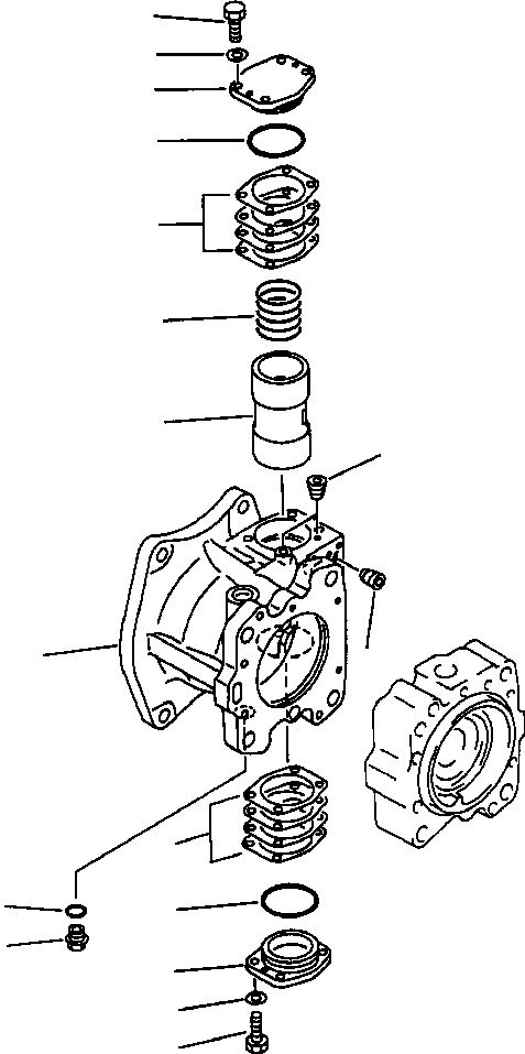CASE ASSEMBLY, FRONT 708-25-00250 KOMATSU