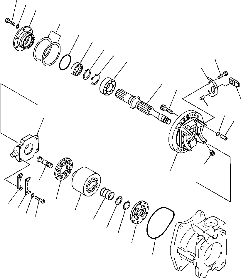CRADLE SUB ASS'Y, FRONT 708-25-00520 KOMATSU