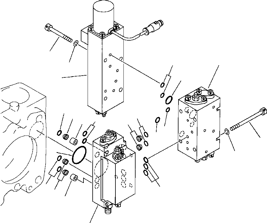 SERVO VALVE ASS'Y,FRONT 708-25-01510 KOMATSU