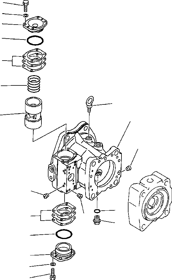 Корпус в сборе 708-27-00170 KOMATSU