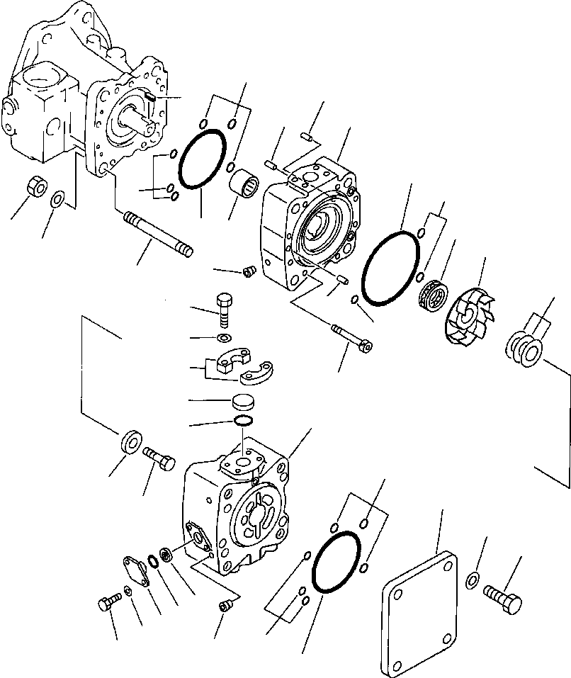 Фланец 07371-41260 KOMATSU
