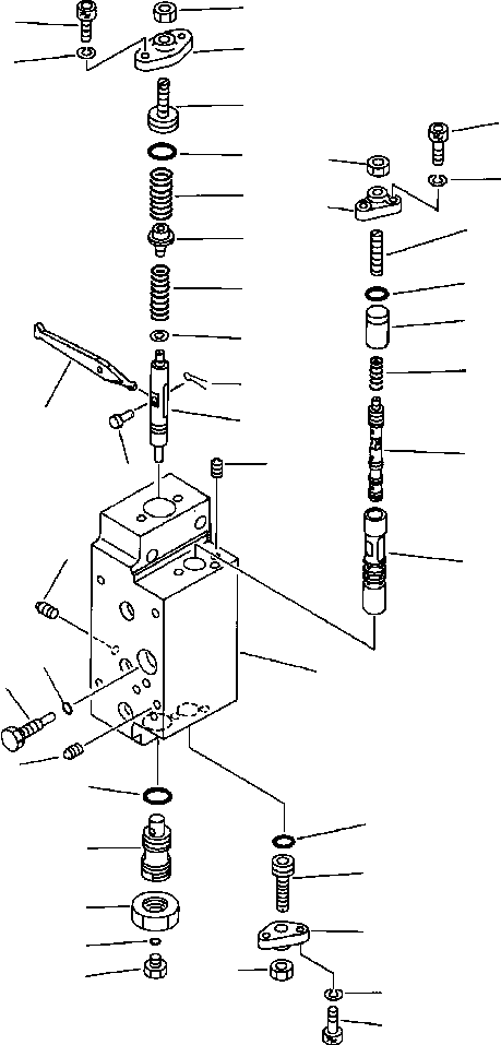 SERVO VALVE SUB A. 708-17-15200 KOMATSU