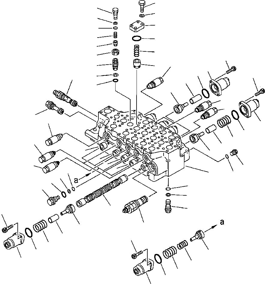 Клапан в сборе 709-15-92100 KOMATSU