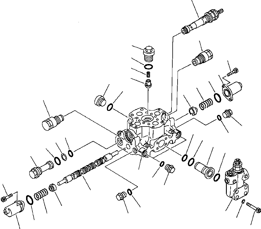 VALVE ASSEMBLY, SWING CONTROL 700-91-3600 KOMATSU