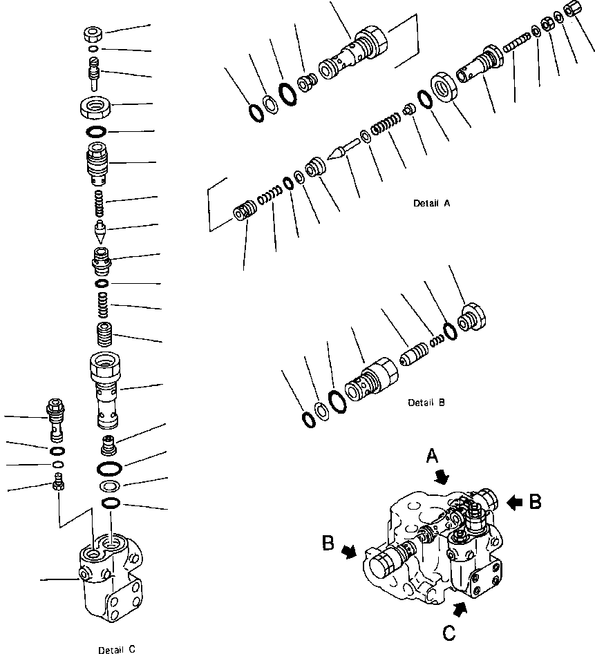 клапан в сборе 700-90-62000 KOMATSU