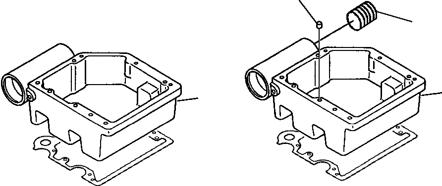 HOUSING, ROCKER LEVER 1241 544 H1 KOMATSU