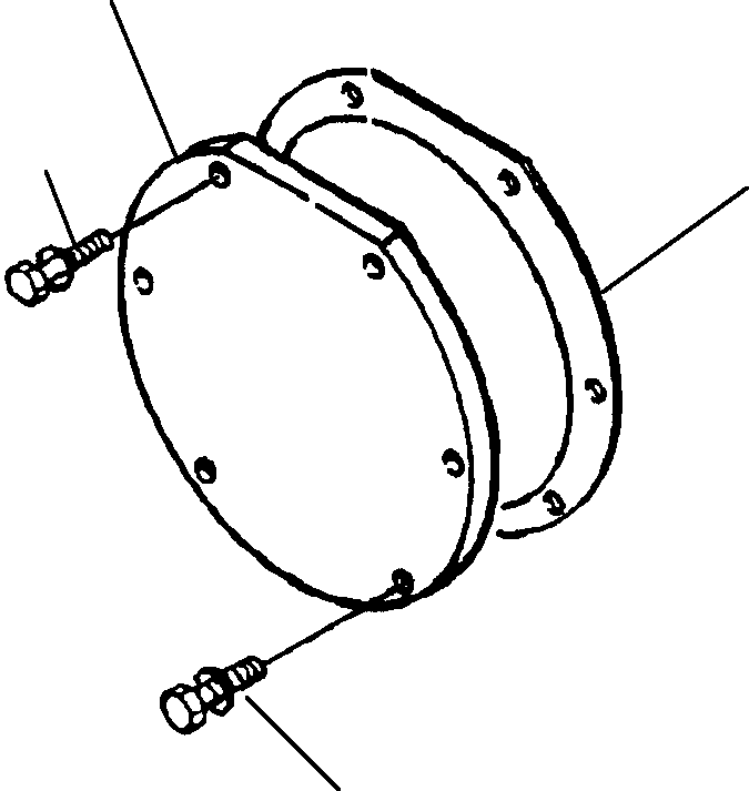 GASKET, FAN HUB 1241 341 H1 KOMATSU