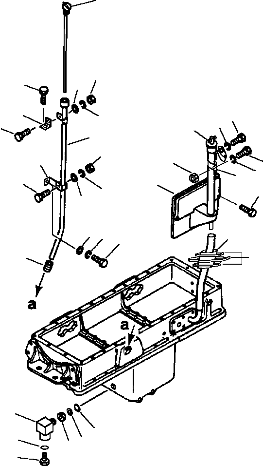 DIPSTICK, OIL GAUGE 209-01-51641 KOMATSU