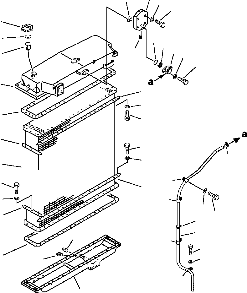 TANK ASSEMBLY, UPPER 209-03-00161 KOMATSU