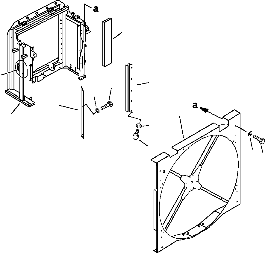 GUARD, RADIATOR 209-54-64710 KOMATSU