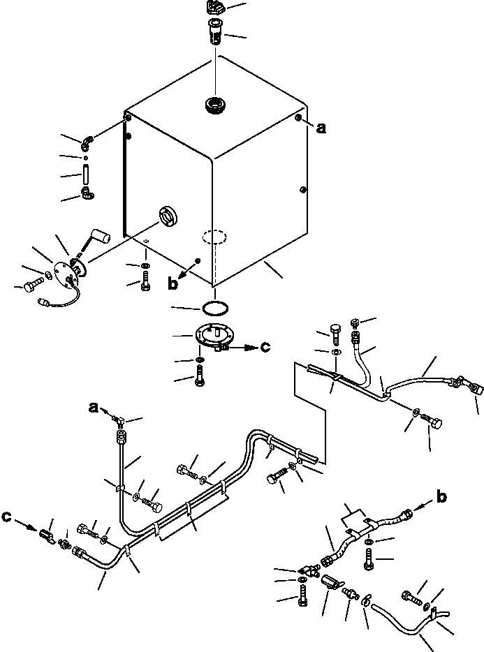 TANK ASSEMBLY, FUEL 209-04-51112 KOMATSU