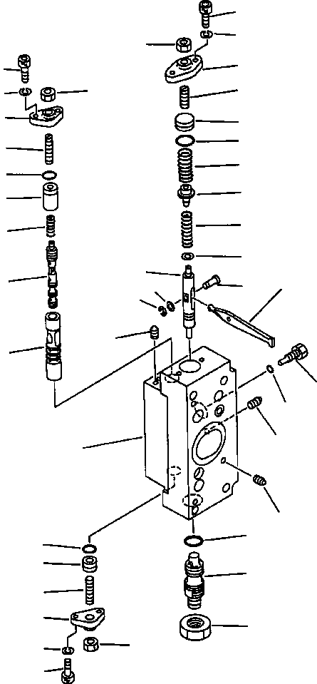 VALVE ASSEMBLY, REAR SERVO 708-25-09411 KOMATSU