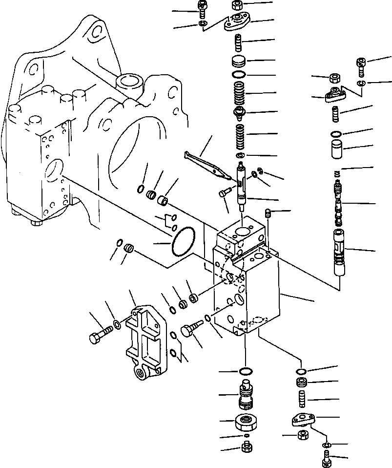 VALVE ASSEMBLY, FRONT SERVO 708-25-09120 KOMATSU