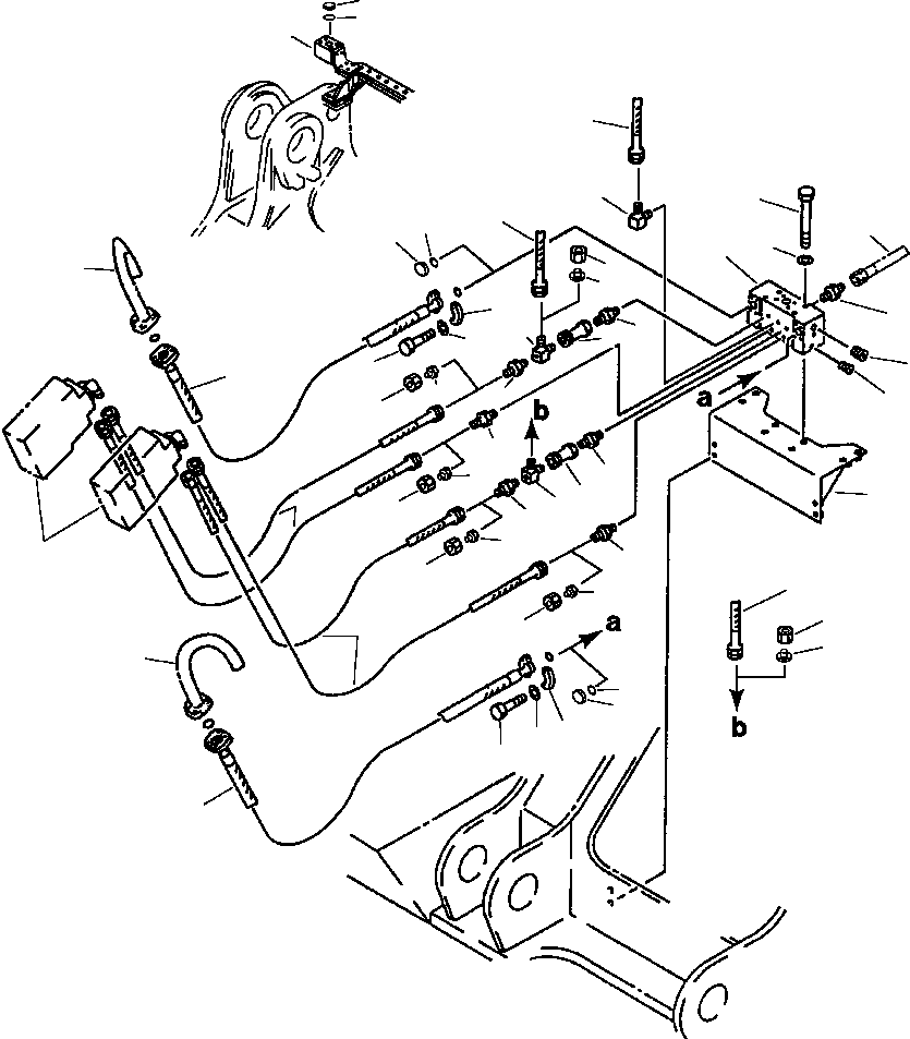 Угольник 209-62-58870 KOMATSU