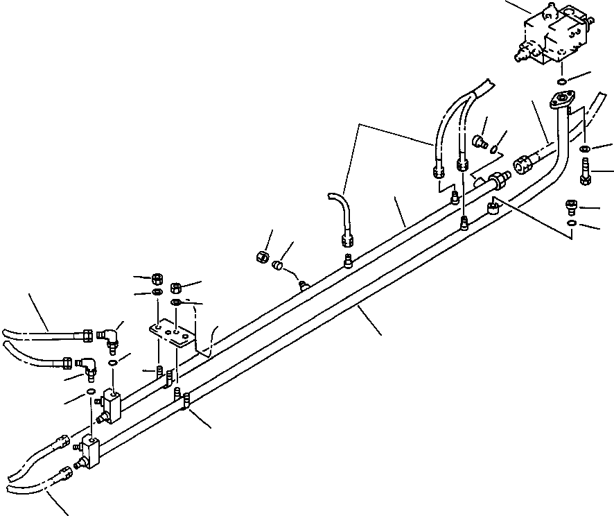 Трубка 209-62-67520 KOMATSU