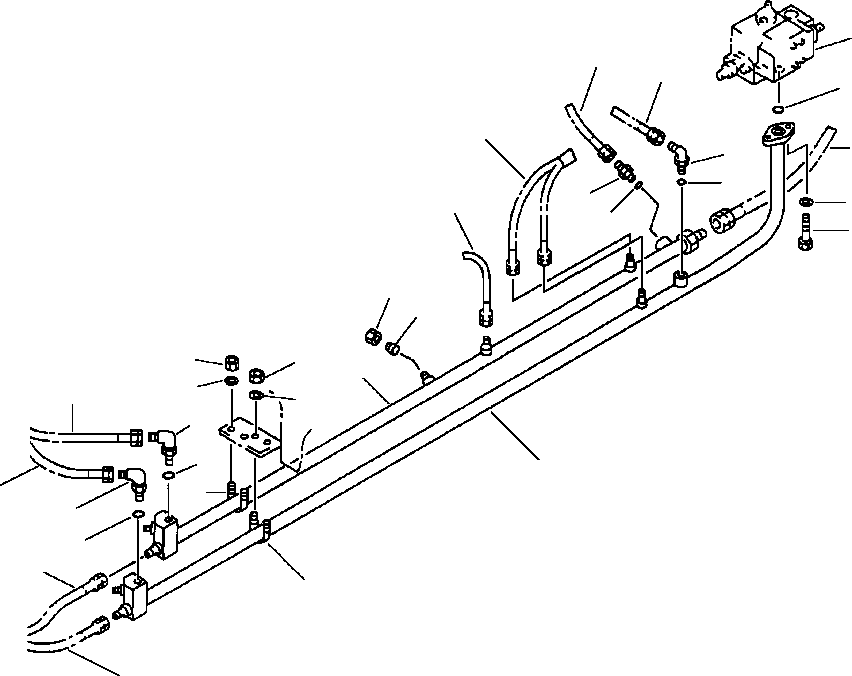 Трубка 209-62-67510 KOMATSU