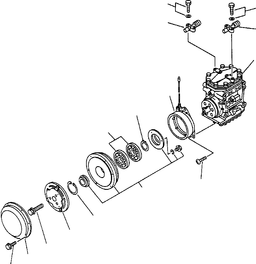 компрессор в сборе 195-Z11-5301 KOMATSU