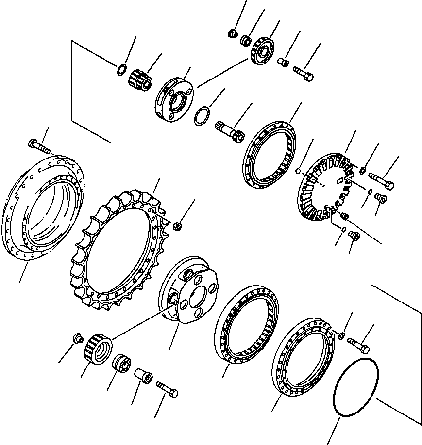 SPROCKET, DRIVE 209-27-51171 KOMATSU
