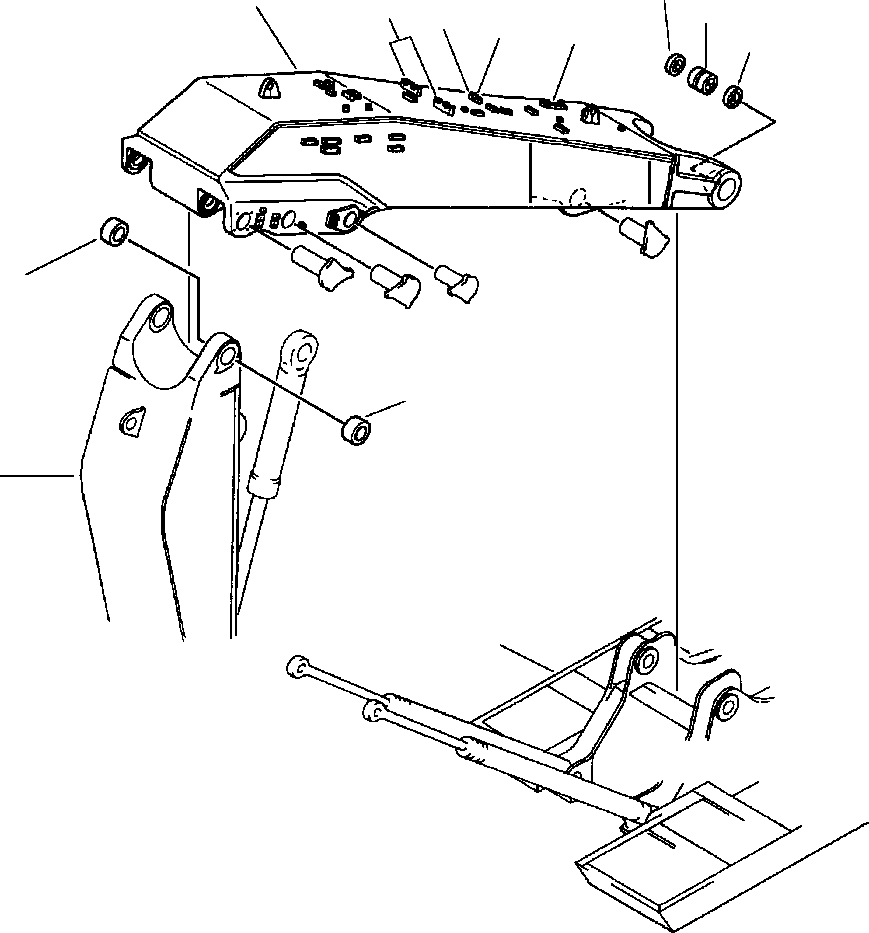 Стрела в сборе 209-72-00100 KOMATSU
