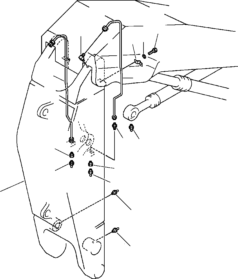 Штуцер 07010-00000 KOMATSU